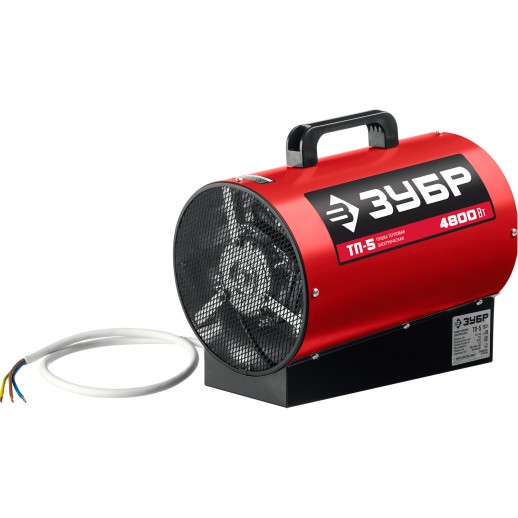 ЗУБР 5 кВт, электрическая тепловая пушка (ТП-5)