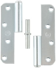 Петля накладная оцинкованная, тип "ПН", 110 мм, левая