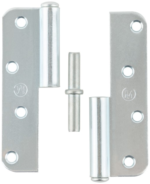 Петля накладная оцинкованная, тип "ПН", 110 мм, левая