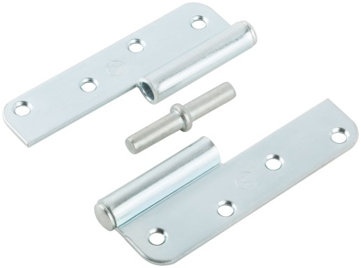 Петля накладная оцинкованная, тип "ПН", 110 мм, левая