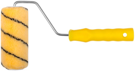 Валик полиакриловый, бежевый с черной полоской, диам. 40/61 мм; ворс 10,4 мм, 150 мм