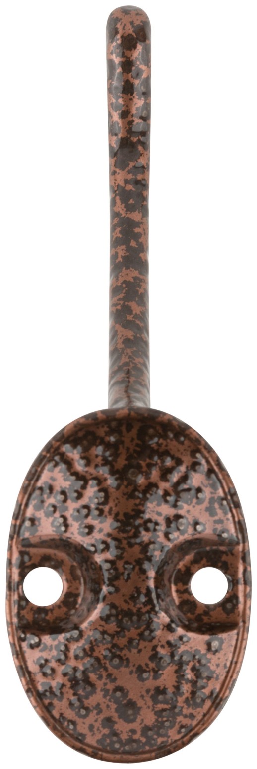 Крючок-вешалка двойной, антик медь