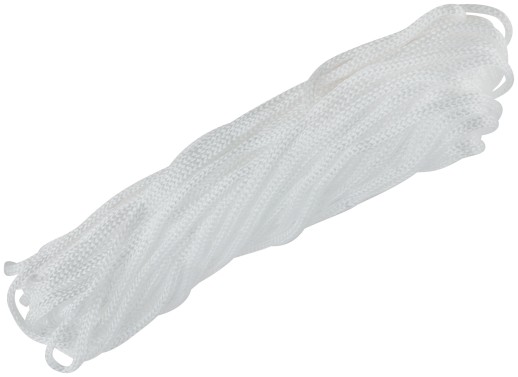 Шнур вязаный полипропиленовый без сердечника 4 мм х 20 м, р/н= 49 кгс