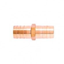Соединитель для шланга 3/4", латунный Palisad