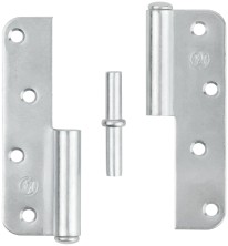 Петля накладная оцинкованная, тип "ПН", 110 мм, правая