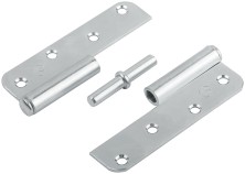 Петля накладная оцинкованная, тип "ПН", 110 мм, правая