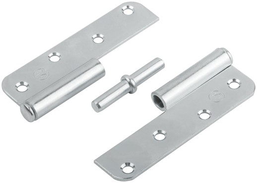 Петля накладная оцинкованная, тип "ПН", 110 мм, правая