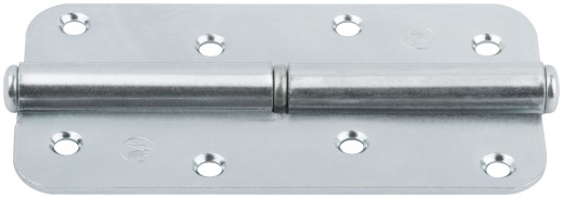 Петля накладная оцинкованная, тип "ПН", 130 мм, левая