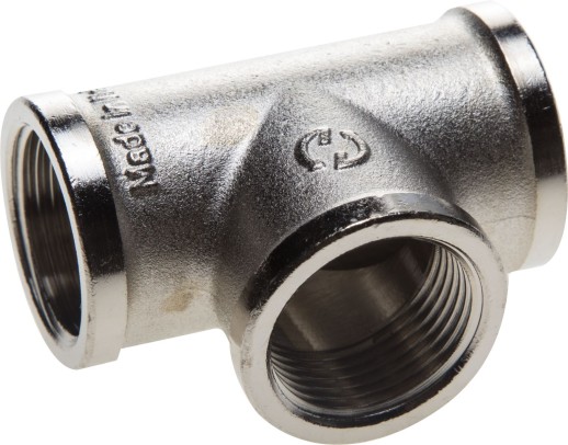 GENERAL FITTINGS внутренняя резьба 3/4″, никель, тройник (51052-3/4)