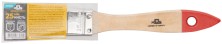 Кисть флейцевая, натур. cветлая щетина, деревянная ручка  1" (25 мм)