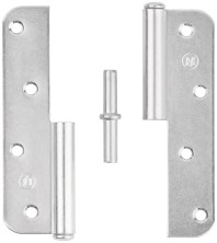 Петля накладная оцинкованная, тип "ПН", 130 мм, правая