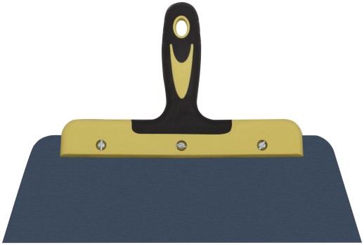 Шпатель фасадный "Мастер", пружинная колоризованная сталь, двухкомпонентная ручка, плоский 300 мм