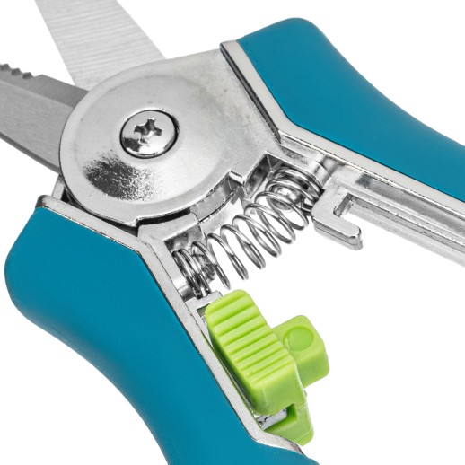 Секатор цветочный, 150 мм, металлические обрезиненные рукоятки, Luxe, Palisad