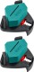 KRAFTOOL CCS, два диапазона зажима 10 - 22/22 - 40 мм, 2 шт, пружинный угловой зажим (32205)