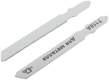 Полотна для эл. лобзика, T118A, по металлу, HSS, 75 мм,  2 шт.