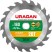 URAGAN Fast, 160 x 20/16 мм, 20Т, пильный диск по дереву (36800-160-20-20)