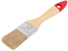 Кисть флейцевая, натур. cветлая щетина, деревянная ручка 1,5" (38 мм)