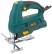 Лобзик 570 Вт; 0-3000 ход/мин; БзП; маятник; 65 мм; рез. накл.; коробка