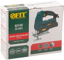 Лобзик  570 Вт; 0-3000 ход/мин; БзП; маятник; 65 мм; рез. накл.; коробка