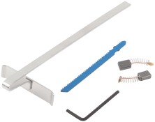 Лобзик  570 Вт; 0-3000 ход/мин; БзП; маятник; 65 мм; рез. накл.; коробка