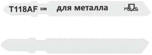 Полотна для эл. лобзика, T118AF, по металлу, Bimetal, 75 мм,  2 шт.