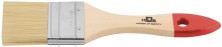 Кисть флейцевая, натур. cветлая щетина, деревянная ручка  2" (50 мм)