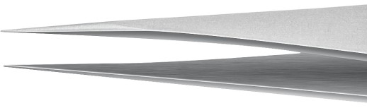 ЗУБР 120 мм, прямой, антимагнитный пинцет, Профессионал (222111)