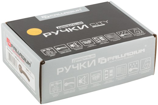 Ручка дверная, модель "Бруно-М", старая бронза