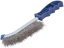Щетка зачистная, витая проволока 0,3 мм, пластиковая ручка, 250 мм, CUTOP Profi