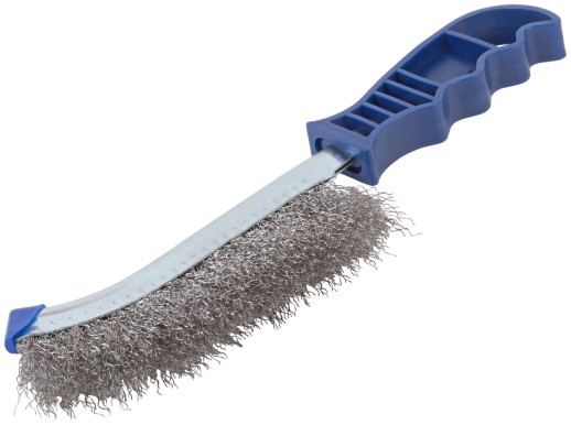 Щетка зачистная, витая проволока 0,3 мм, пластиковая ручка, 250 мм, CUTOP Profi