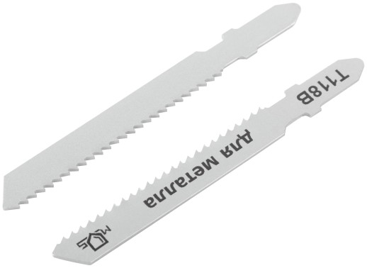 Полотна для эл. лобзика, T118B, по металлу, HSS, 75 мм,  2 шт.