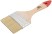 Кисть флейцевая, натур. cветлая щетина, деревянная ручка  3" (75 мм)