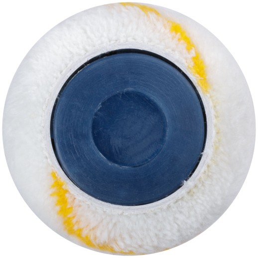 Валик полиакрил/полиэстер/хлопок, с желтой полосой, каркасная система, диам. 40/60 мм; ворс 6мм, 180 мм