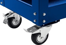 ЗУБР 820 х 405 х 955 мм, инструментальная тележка с выдвижным ящиком + 2 полки, Профессионал (38914)