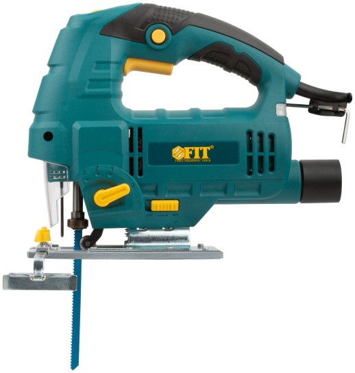 Лобзик 800 Вт; 0-3000 ход/мин; БзП; маятник; 100 мм; рез. накл.; коробка