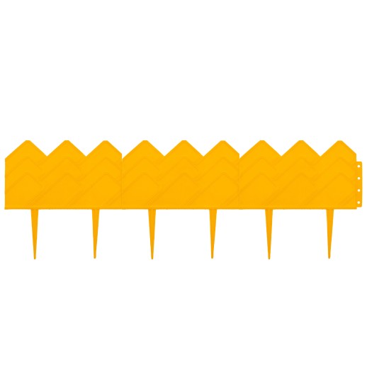 Бордюр "Кантри", 14 х 310 см, желтый, Россия, Palisad