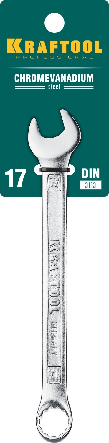 KRAFTOOL 17 мм, комбинированный гаечный ключ (27079-17)