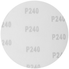 Круги шлифовальные сплошные (липучка), алюминий-оксидные, 125 мм, 5 шт. Р 240