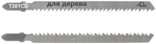 Полотна для эл. лобзика, T301CD, по дереву, HCS, 116 мм,  2 шт.