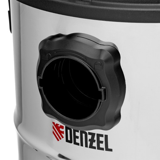 Пылесос строительный LVC30, 1400 Вт, бак 30 л, шланг 3 м, розетка с автосинхр. Denzel