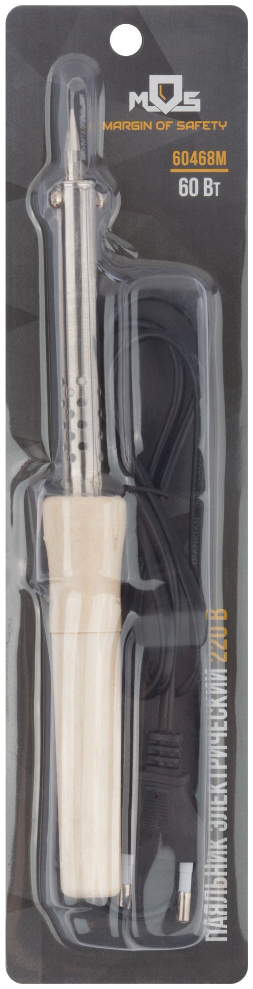 Паяльник деревянная ручка  60 Вт