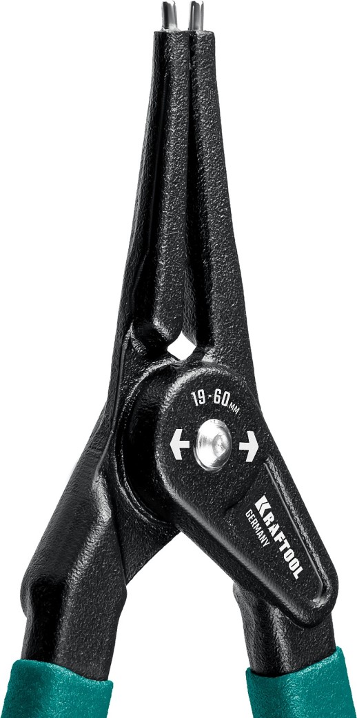 KRAFTOOL 180 мм, прямые губки, внешний, съемник стопорных колец (22812-3)