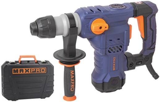 MAX-PRO Перфоратор демонтажный 1500 Вт; 0-850 об/мин; 5,5 Дж; 3 режима; Д/Б/М-42/32/13; 5,2 кг; SDS-PLUS; антивибрационная ручка; резиновые вставки; р