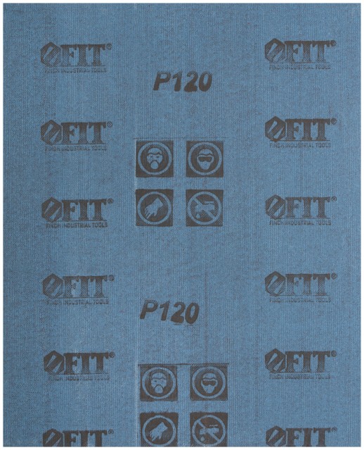 Листы шлифовальные на тканевой основе, алюминий-оксидный абразивный слой 230х280 мм, 10 шт. Р 120