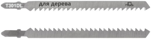 Полотна для эл. лобзика, T301DL, по дереву, HCS, 116 мм,  2 шт.