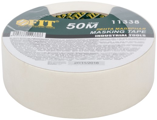 Лента малярная креппированная клейкая 38 мм х 50 м