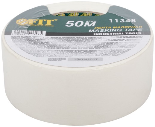 Лента малярная креппированная клейкая 48 мм х 50 м