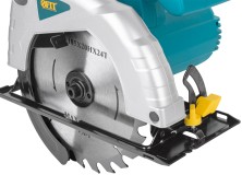 Пила дисковая 1200 Вт; 4500 об/мин; 185/20 мм; жел. опора; рез. накл.; коробка