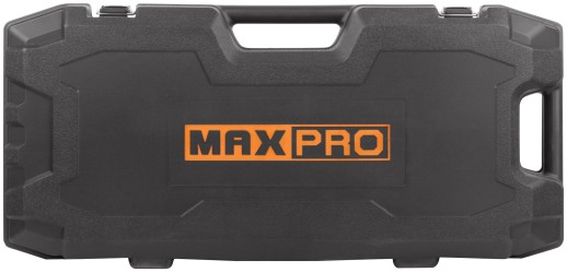 MAX-PRO Молоток отбойный электрический 1700 Вт; 200-2100 уд/мин; 45 Дж; SDS-MAX; 11,5 кг; резиновый кабель; дополнительные щетки; кейс