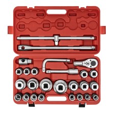 Набор торцевых головок 3/4"–1", головки 21 х 65 мм, 26 предметов, в пласт. боксе Matrix